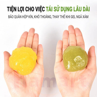 Hộp 160g Slime Lau Bụi Bàn Phím Làm Sạch Thiết Bị Điện Tử Gel Dính Bụi Vệ Sinh Ô Tô Đa Năng