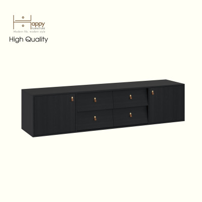 HAPPY FURNITURE , Kệ TV 2 cửa mở 4 ngăn kéo - CALYN , KTV_099 , 200cm x 45cm x 47cm DxRxC