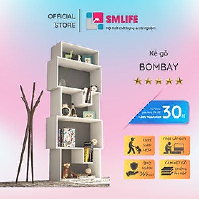 Giá đỡ sách gia đình thiết kế đẹp SMLIFE Bombay