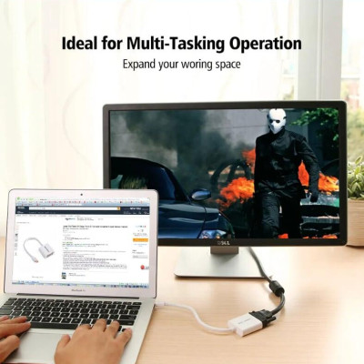 Ugreen UG1040210402TK 15CM Màu Trắng Cáp chuyển đổi Mini DP sang DVI 24 + 5 - HÀNG CHÍNH HÃNG