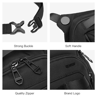 Túi đựng chân thả OZUKO Nhiều túi Túi đi xe máy ngoài trời Túi thắt lưng chống nước