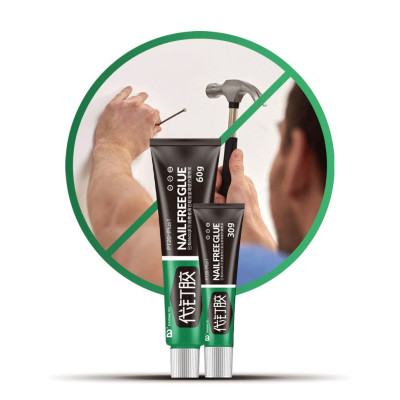 Keo Siêu Dính Công Nghệ Nhật Bản No More Nail Tuýp 60g Keo Siêu Dán Tường Dán Giày Gỗ Thuỷ Tinh Đa Năng Chống Thấm Nước