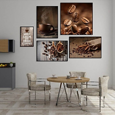 (ẢNH THẬT) TRANH TREO TƯỜNG TRANG TRÍ DECOR QUÁN CAFE 6 TẶNG KÈM ĐINH TREO