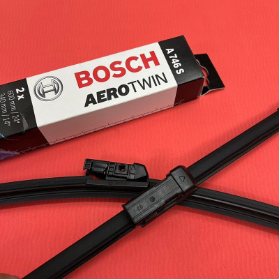 Bộ Gạt Mưa BOSCH AeroTwin Euro Set A746S Kích thước 24”/60cm - 14"/34cm Dành cho xe MG ZS (19 -), PEUGEOT 2008 (21 -)