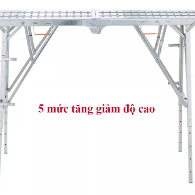 Thang ghế, giàn giáo gia đình, thông minh, gấp gọn tiện lợi, tiết kiệm không gian NIKITA MD02