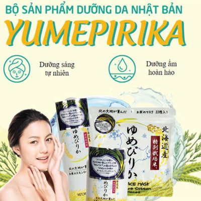 NƯỚC DƯỠNG SÁNG DA YUMEPIRIKA SKIN LOTION 100% TỪ GẠO SẠCH HOKKAIDO NHẬT BẢN 500ML