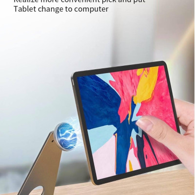 Kệ Hít  WiWu Hubble Tablet Stand ZM307 Dành Cho Iphone, Ipad Đầu Bi Quay 360 Độ Tạo Nhiều Góc Xem - Hàng Chính Hãng 