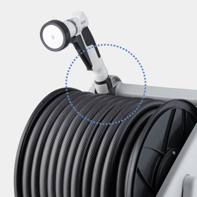 Bộ vòi thu rút tưới vườn Takagi Aurora V 50m R550CG