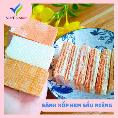 Bánh Xốp Kem Sầu Riêng 400g VIETTIN MART