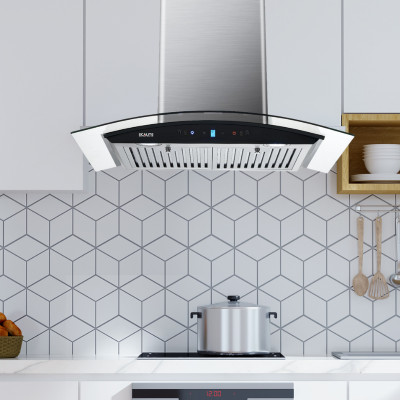 Máy Hút Mùi Áp Tường Ecalite EH-GT700T (Ngang 70cm) - Công Suất Hút Mạnh 750 m3/h - Điều Khiển Cảm Ứng - Hàng Chính hãng