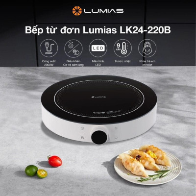 Set bếp từ đơn + nồi lẩu Lumias Korea (gồm 1 bếp+1 nồi) Made in Korea Lumena Hàng chính hãng