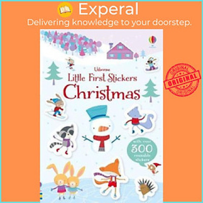 Sách - Little First Stickers Christmas by Kirsteen Robson (UK edition, paperback)