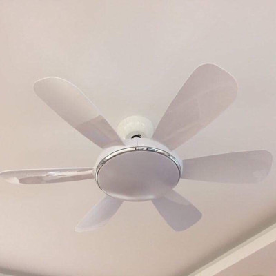 quạt trần có đèn trang trí, quạt rất mát và chạy rất êm, có điều khiển từ xa