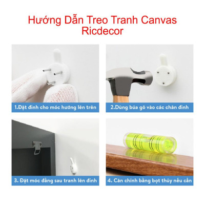Tranh treo tường Canvas trang trí hươu 2 50x70cm ( kèm theo khung )