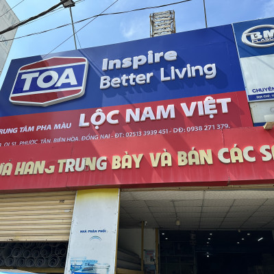 Sơn nước Toa thoải mái lau chùi siêu bóng màu vàng 8792 _18L