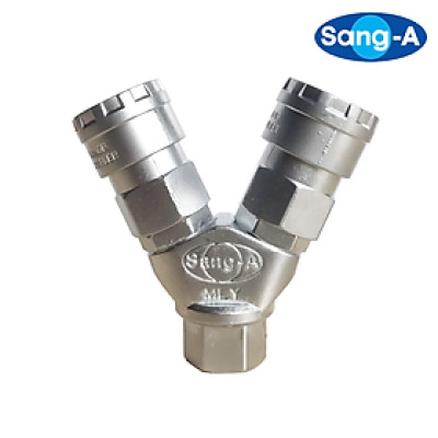 Đầu nối nhanh chia 2 MLY 22 Sang-A (Hàn Quốc)
