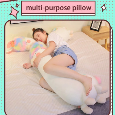 Gấu bông Lạc đà Alpaca đáng yêu ôm ngủ - Size 70cm đến 1m - Quà tặng gấu bông lạc đà cong êm mịn cho bé