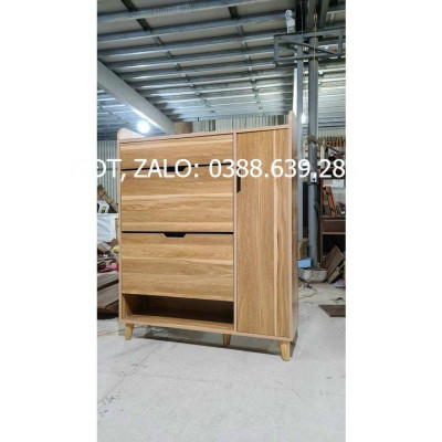 Kệ tủ giày thông minh cánh lật có hộc, dài 100cm