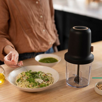 Máy Xay Thịt, Thực Phẩm Đa Năng TEFAL MQ80E838 Eco Respect Chopper, Sản Xuất Tại Pháp, Dung Tích 0.5L, Công Suất 500W - Hàng Nhập Khẩu Đức