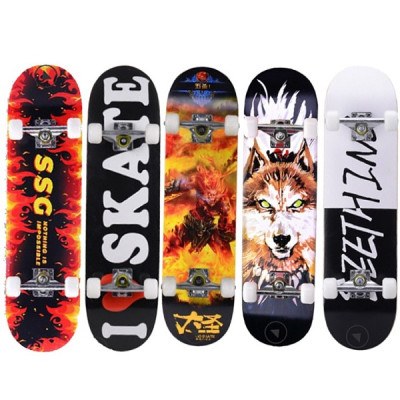 Ván trượt Người Lớn Skateboard Mặt Nhám, Bánh Pu Cỡ Đại 80x20+ Khung Hợp Kim Nhôm Chịu Lực(Nhiều Màu sắc)