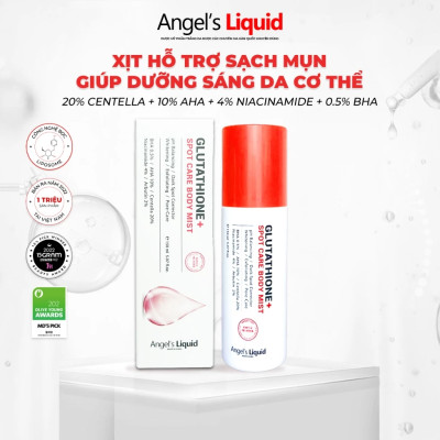 [PHIÊN BẢN NÂNG CẤP] Xịt Giảm Mụn Lưng Sáng Da Cơ Thể Angel