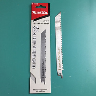 Lưỡi cưa kiếm cắt cây xanh, gỗ 190x0.6x8.5mm Makita 