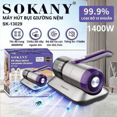 Máy Hút Bụi Giường Nệm Diệt Khuẩn UV, Công Suất 1400W - Hút Sạch Mọi Bụi Bẩn - HÀNG CHÍNH HÃNG MINIIN