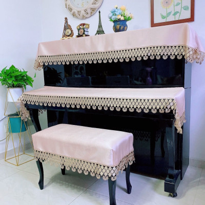 Khăn phủ đàn piano cơ đàn piano điện tử 88 phím phong cách Châu Âu cổ điển sang trọng chống bụi chống xước - Hàng chính hãng