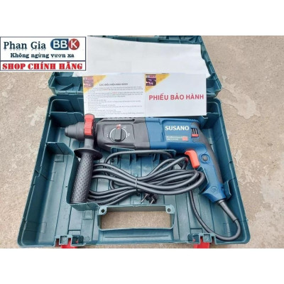 (LOẠI 1) Máy Khoan Đục Bê Tông SUSANO 1200W, 3 Chế Độ 2-26 Cam kết 100% Ruột Đồng Máy Khỏe Chạy Êm Bền