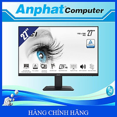 Màn hình LCD MSI PRO MP273 (27 inch/Full HD/IPS/75Hz/5ms) - Hàng Chính Hãng
