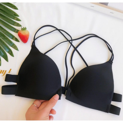 Bra  Áo bra đúc su cài trước đệm bàn tay nâng ngực đẹp - Áo ngực - Áo lót - A810