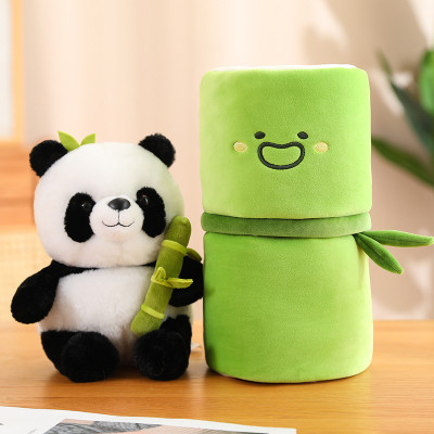 Gấu Bông Gấu Trúc Panda Trong Ống Tre 2 in 1 Cao Cấp