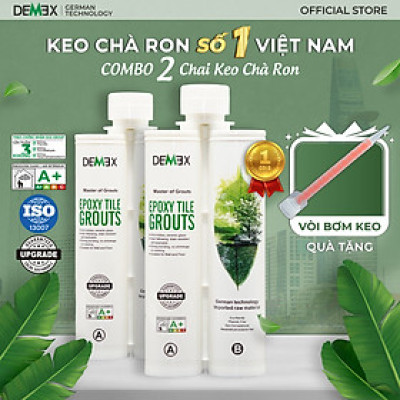 Combo 2 Chai Keo Chà Ron 2 Thành Phần - Keo Chít Mạch Chống Thấm, Không Chứa Chất Gây Ung Thư