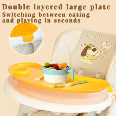 Ghế ăn dặm New Beginning – Điều chỉnh độ cao, gấp gọn, khay tháo rời