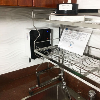 [LẮP ĐẶT TOÀN QUỐC] Máy Điện Giải iON Kiềm TRIM ION GRACE - Nhật Bản, 4 tấm điện cực Titan, Tạo ra 7 loại nước ion, 1300 ppb, Tặng Bộ tiền lọc + Vòi + Bộ chuyển nguồn, Trimion Grace - Hàng Chính Hãng - TRIM ION GRACE