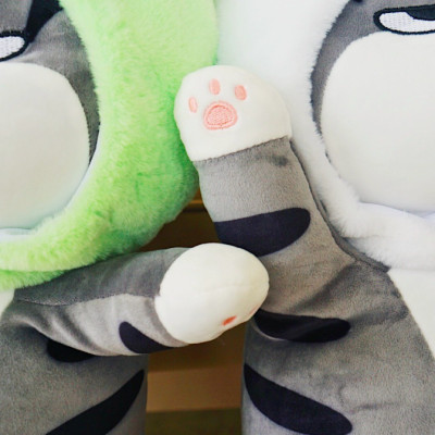 Thú nhồi bông mèo hoàng thượng cosplay form dài - Size từ 65cm đến 110cm- Quà tặng gấu bông mèo nhồi bông dễ thương - Gối ôm mềm mịn cho bé.