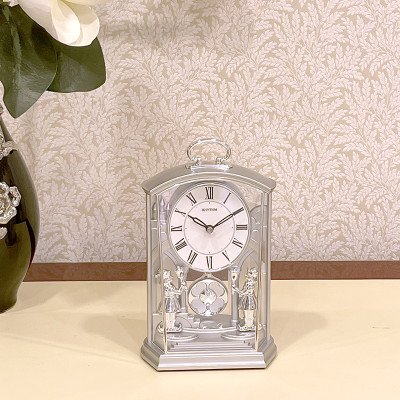 Đồng hồ để bàn Rhythm 4RP796WR19 Kt 14.0 x 22.8 x 8.3cm, 390g Vỏ nhựa. Dùng Pin.