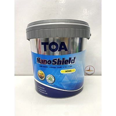 Sơn nước cao cấp Toa Nanoshield ngoại thất màu vàng 8522 _ 5L