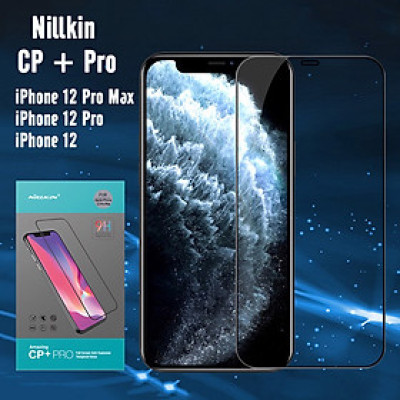Kính cường lực Nillkin CP+ PRO 2.5D full màn hình 9H cho Iphone 12/12 Pro (6.1) - 12 Pro Max (6.7) - Hàng Chính Hãng