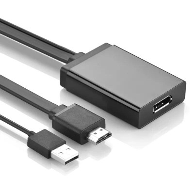 Ugreen UG40238MM107TK 50CM màu Đen Bộ chuyển đổi HDMI sang DisplayPort hỗ trợ phân giải 4K - HÀNG CHÍNH HÃNG