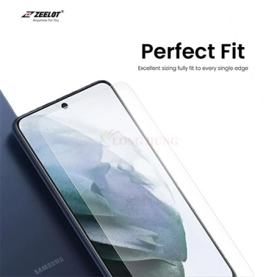 Dán màn hình cường lực 2.5D Zeelot SOLIDsleek Galaxy S22/S22+ - Hàng chính hãng