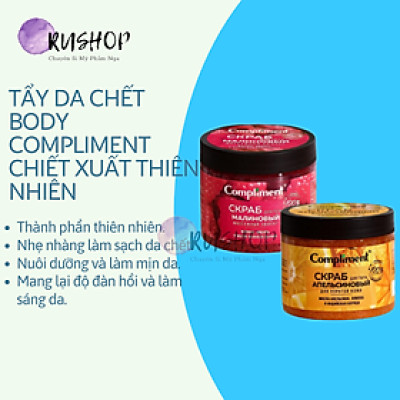 Tẩy da chết body Compliment 400ml chiết xuất thiên nhiên 