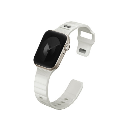 Dây Đeo Dạ Quang UNIQ STRIDE SE Fkm Rubber Cho Apple Watch Phát Sáng Trong Đêm Chất Liệu Cao Cấp Hàng Chính Hãng