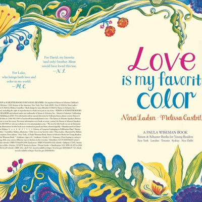 Sách - Love Is My Favorite Color by Melissa Castrillon (UK edition, Hardcover Picture Book)