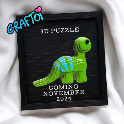 Bộ mô hình đồ chơi lắp ráp xếp hình DIY 3D Đồ Chơi Xây Dựng Mô Hình Giáo Dục Trẻ Em CRAFTOI 3D Puzzel Kit Dinosaur Joey