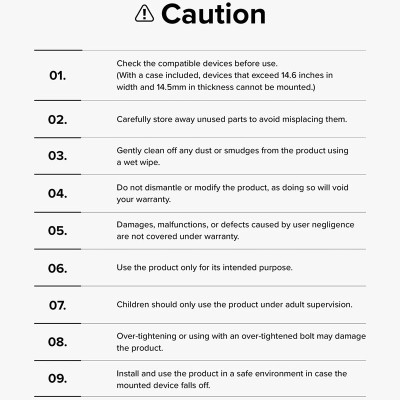 Giá đỡ cho điện thoại, máy tính bảng RINGKE Clamp Stand Holder - Hàng Chính Hãng