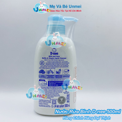 Nước Rửa Bình Sữa D-Nee - Chai 500ml