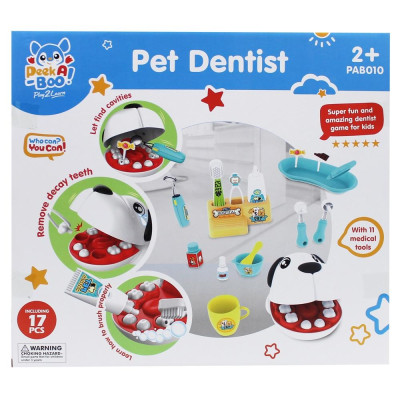 Đồ Chơi Bộ Nha Sĩ Thú Cưng - Peek A Boo PAB010 (17 Chi Tiết)
