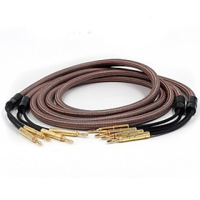 Bộ 02 Dây Loa Audio Âm Thanh Accuphase 40th Anniversary 2,5m Tặng Kèm Túi Nhung Cao Cấp - Hàng Chính Hãng