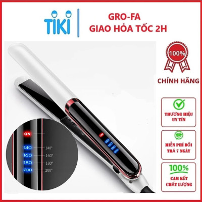 Máy UỐN, ÉP, LÀ Tóc Đa Năng 3 Trong 1 Cao Cấp Sang Trọng Kiểu Hàn Quốc - Kết Hợp Duỗi, Uốn, Tạo Kiểu Tóc Thông Minh – Dùng Cho Salon Tóc & Tại Nhà – Hàng Chính Hãng